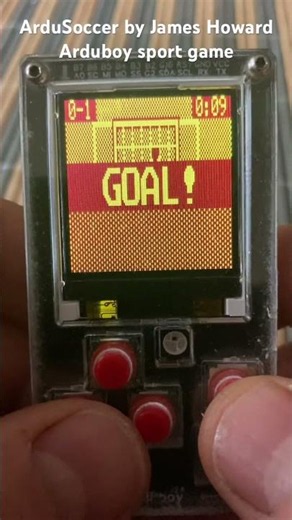 Ardu Soccer on ESPboy - Arduboy game #retrogaming #retro #ESPboy #Arduino #ESP8266 #indiegame