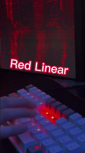 Red Linear Switches Sound Test
