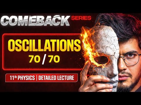 Oscillations One Shot | Class 11 Physics Chapter 14 || Detailed Lecture By Munil Sir