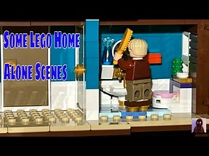 Some LEGO Home Alone scenes