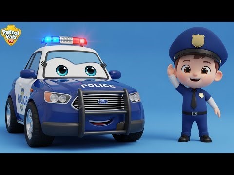 Police Car Song for Kids | Fun & Energetic Children's Music