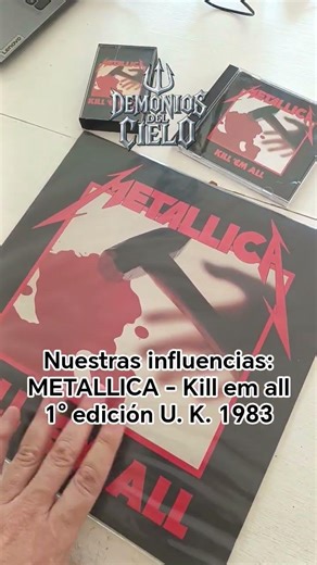 Nuestras influencias: METALLICA - Kill em all - 1° edición U. K. 1983 #metallica #vinyl #vinilo