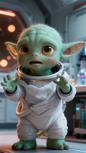 Baby Alien Takes on Mischievous Monkey in EPIC Space Lab Adventure