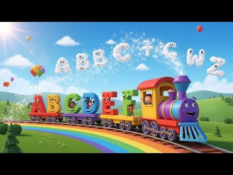 . 🚂 ABC Train Song for Kids | Learn Alphabet A-Z with Fun Choo Choo Train!