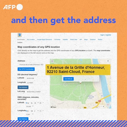 Fact check tip: metadata from a photo or video can help you see where the footage was taken, when, and on what kind of device. | AFP Fact Check