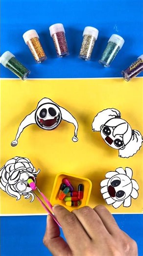 Poppy Playtime chapter 5 Magic color PinballsGameEasy Paper Puzzle Color Challenge#poppyplaytime