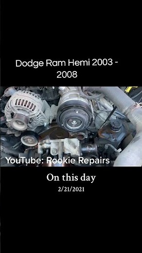 How to Replace a Water Pump Dodge Ram Hemi 5.7 1500 2500 3500