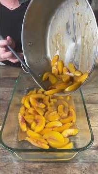 How to Make an Easy Krispy Kreme Peach Cobbler
