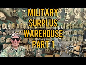INSANE Amount Of Surplus At This Military Surplus Warehouse! Part 1
