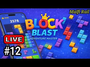 ⚠️ Live • Block Blast Part 12 | sore yang sejuk dan ambelipabel