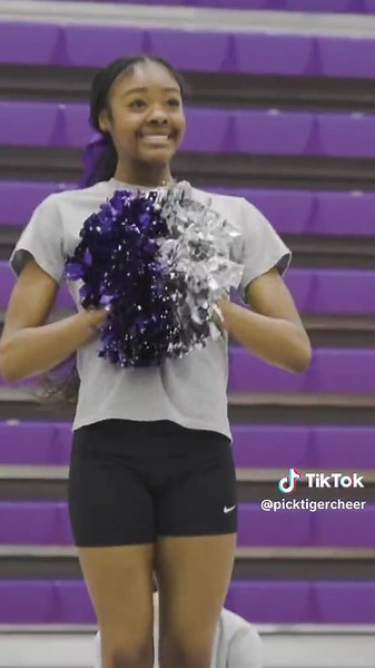 Tiger Cheer is State ready! Come turn up with the Tigers tomorrow at 9:26AM @ Big Walnut HS! 🐯📣💜 #TigerUp #WeAreCentral