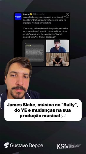 James Blake, música no “Bully”, do YE e mudanças na sua produção musical 💭