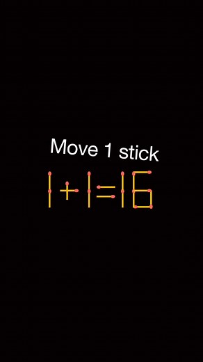 259K views · 216 reactions | Move 1 matchstick to make equation true #matchstick #matchsticks #reels | Math Puzzle | Facebook