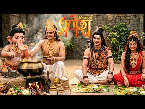 गणेश जी और कार्तिकेय ने महादेव और माता पार्वती के लिए बनाया दिव्य भोजन || VIGHNAHARTA GANESH||