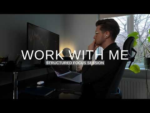 Work With Me | 2 Hour Strategic Focus Session For Professionals | 50-10-50 Pomodoro Technique