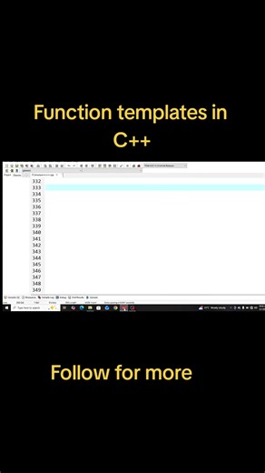 C Function Templates Explained