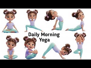 Easy Kids Yoga Pose | Cute 3D Baby Yoga for Beginners #baby stretching