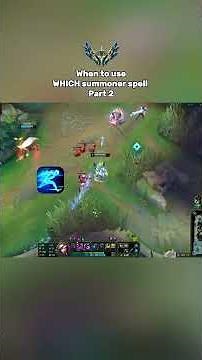 When do u need to use which summoner spells in League of Legends ? Part 2