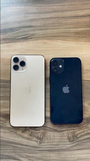 iOS 17 - iPhone 11 Pro vs 12 Mini