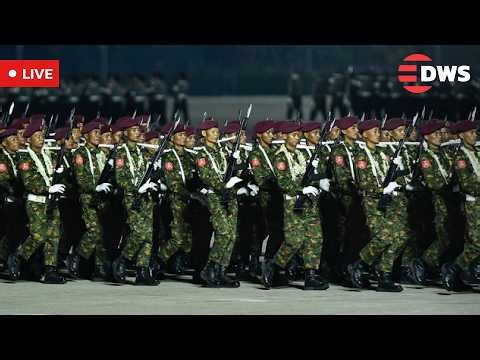 LIVE: Myanmar Junta Holds Armed Forces Day Parade as Min Aung Hlaing Addresses Nation | AQ1Z
