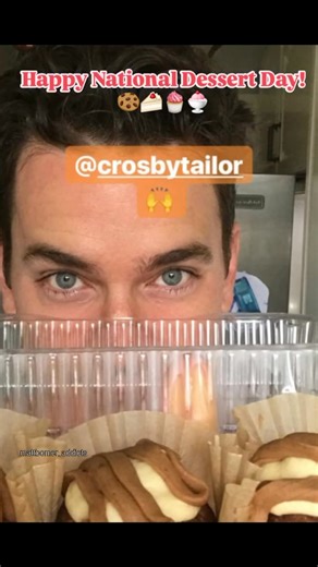 Sweet & Swoon ~ When Matt Bomer meets dessert 🍰🍪🧁💖 On National Dessert Day, let's celebrate these mouthwatering moments! 😄 📸 : Matt Bomer's Ig Story, The Late Show with Stephen Colbert, The Late Late Show with James Corden Edited by @mattbomer_addicts #MattBomer #SweetTreats #dessert #cookies #cupcakes #sweet #NationalDessertDay | Matt Bomer Fans