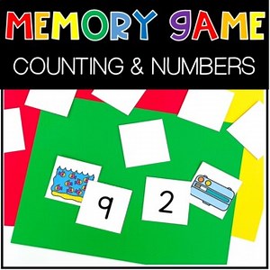 Memory Game Counting and Numbers