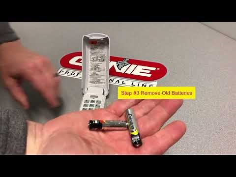 Garage - Genie Garage Keypad Battery Replacement