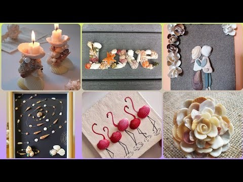 Craft ideas with seashells| diy with shells