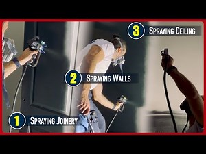 Airless Spray a Room In 3 Steps