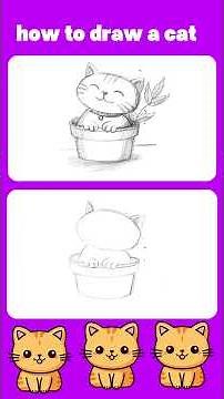 How to Draw a Baby Cat (Kitten) – Easy Drawing Tutorial for Kids