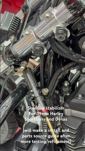 DIY Sportster / Dyna Steering Stabilizer…. Testing