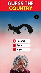 🌎 How Many Countries Can You Recognize by Shape? #funquiz #country #viral