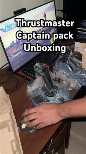 Unboxing Thrustmaster Airbus Captain pack #pilot #airbussimulator #unboxing #pilot #aviation