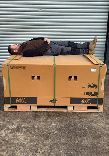 Massive Cub Cadet Lawn Tractor Unboxing ASMR