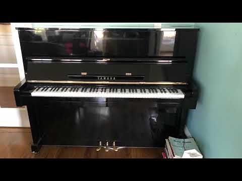 Yamaha U1 upright piano regulation detailing tuning