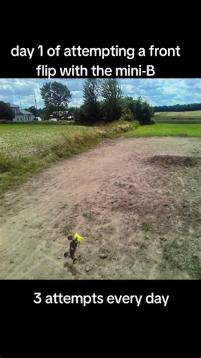 front flips with the mini-B #losi #rccar #minib #jump #fyp