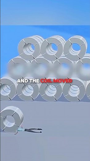 This Rolling Steel Coil Can Kill You in 1 Second 😳🚫