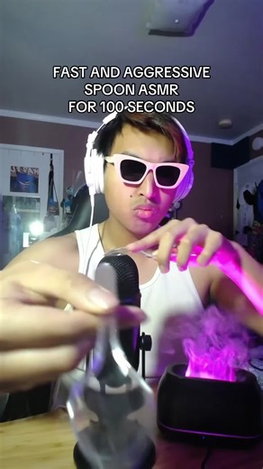 Fast and Aggressive Spoon ASMR Experience for 100 Seconds