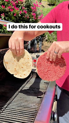 Tasty grilled tortilla burgers 🤤 #grilling #burgers #tortillas #memorialdayweekend