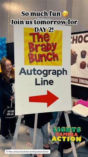🍫✨ WOW! What an incredible Day One at the Chocolate Expo! ✨🍫 If you missed today, don’t worry—we’re back TOMORROW in New Jersey for even more fun, flavor, and chocolatey magic! ⭐️ Meet your favorite stars, including Brady Bunch legends Barry Williams, Susan Olsen, & Mike Lookinland and Butch Patrick, aka Eddie Munster himself! Snap a photo, grab an autograph, and make sweet memories! 🍫🍫🍫 Indulge your senses with mouth-watering CHOCOLATE from the best chocolatiers around. 🍩🍪🍰 🎟️ Tickets
