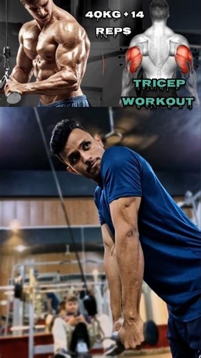 🔥 Tricep Workout for Beginners 💪 | Easy Gym Guide #shorts