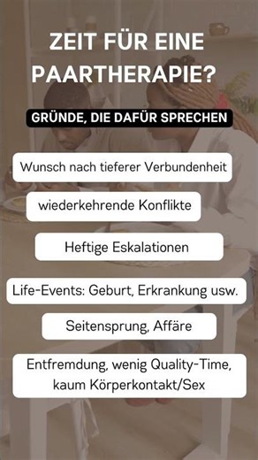 Zeit für eine Paartherapie?