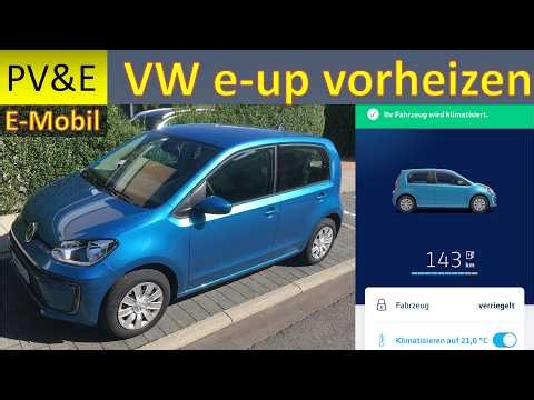 VW e-up vorklimatisieren und vorheizen Kosten und Anleitung - gekürzter Reupload