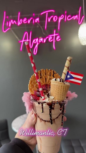 All the pretty girls walk to Limberia Tropical Algarate in Willimantic 💁🏻‍♀️🇵🇷 #foodofct #willimantic #willimanticct #windhamcounty #ctfoodie #ctfoodies #connecticut #frappes #limbers #ctlocal #ctdessert