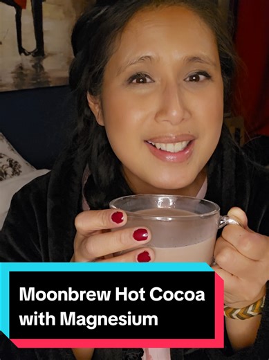 Moonbrew hot cocoa 🍫🌙 Made with magnesium → helps me relax. No caffeine. No sugar crash Cozy without messing up my sleep tap the link and get yours now #moonbrew #hotcocoawithmagnesium #hotcocoa #sleepsupport #
