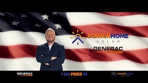 Power Home Solar & Roofing Stimulus Package TV Spot, 'Generac PWR Cell'
