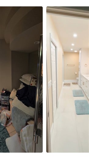 Maximo Flooring on Instagram: "From outdated to timeless! #BathroomRenovation #fortmyers #homerenovation #bathroomremodel #tiledesign"