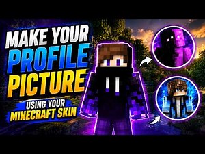 How to make a profile picture using your Minecraft skin.