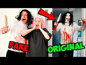 THIS IS BRUTAL! The real JEFF THE KILLER came when I was pranking ALINA