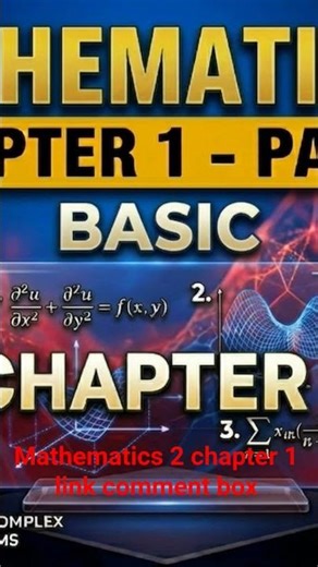 mathematics 2 chapter 1 #mathematics #polytechnic